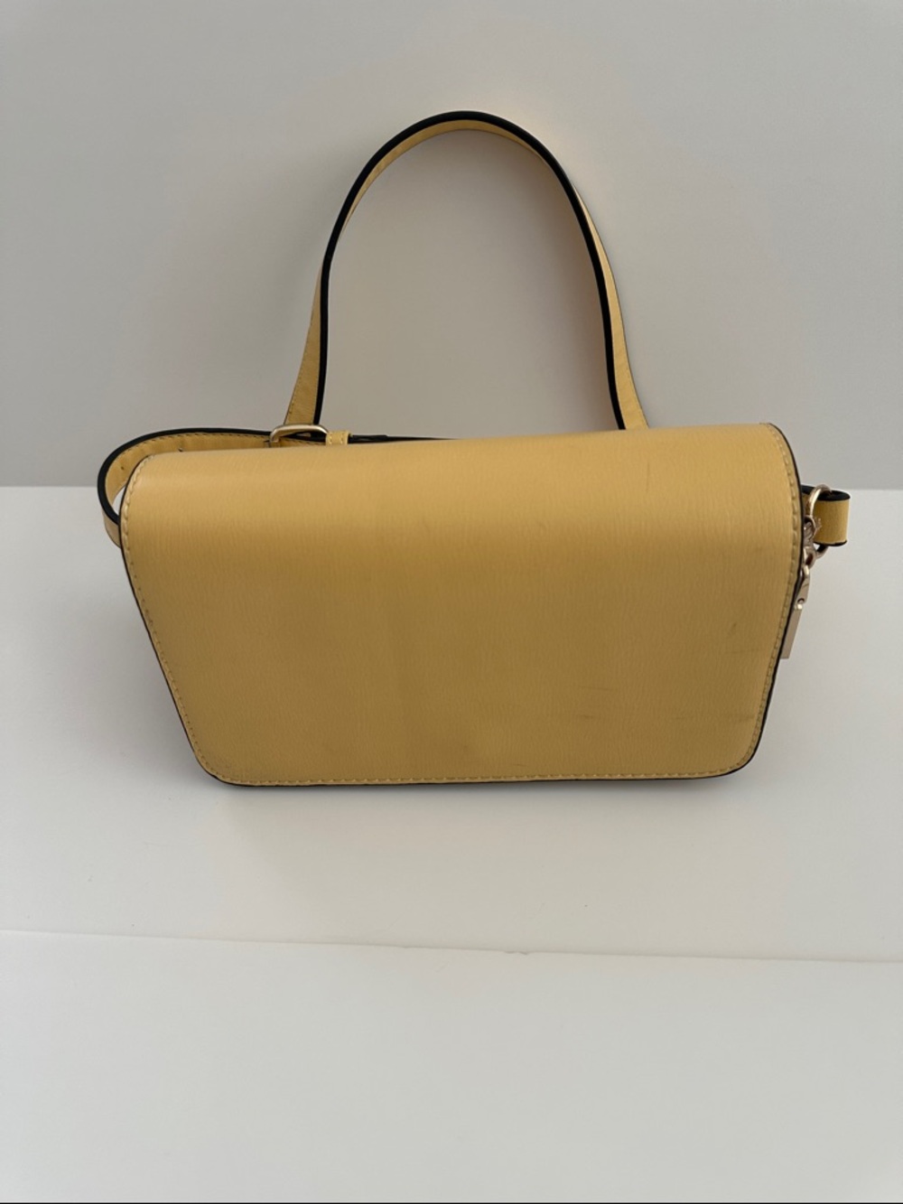 Goldenrod Structured Crossbody Bag